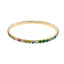 Brazalete ajustable elastico con cristal multicolor 5mm