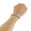 Brazalete italiano caballero con grabado central 21cm