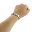 Brazalete italiano caballero eslabones lisos 21cm