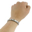 Brazalete italiano caballero de eslabon liso 21cm