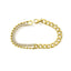 Pulsera mixta doble estilo con circonia 18cm