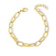 Pulsera de cadena eslabon largo 17cm