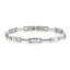 Pulsera caballero barra delgada mate 22cm
