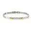 Pulsera caballero barra larga mate 22cm