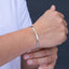 Pulsera caballero barra larga mate 22cm