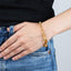 Pulsera mixta broche gancho 18cm