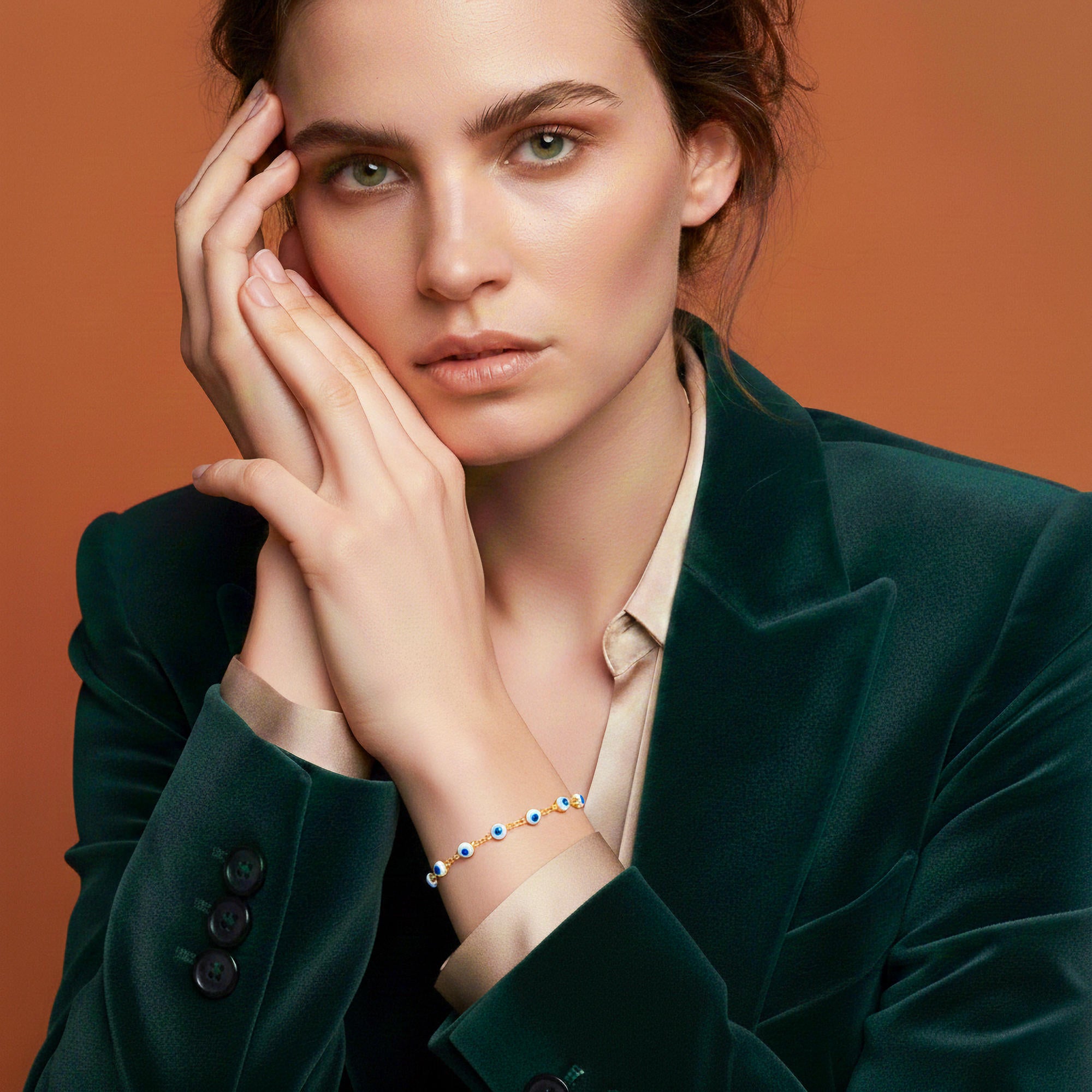 Pulsera con ojitos 16cm