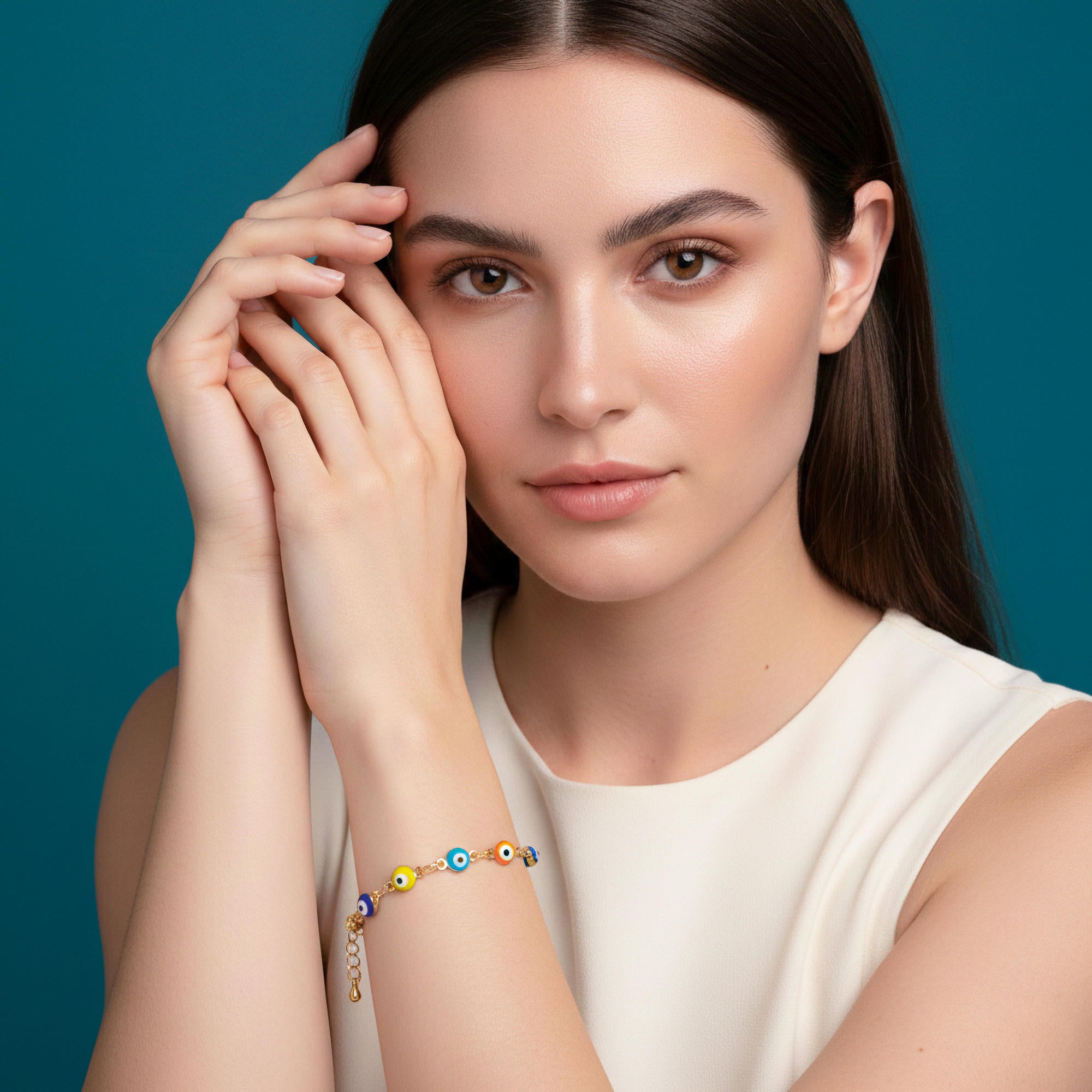 Pulsera con ojitos 16cm