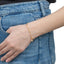 Pulsera Mixta Corazon Nudo de Bruja Circonia 17CM