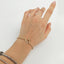 Pulsera Ajustable Mariposa con Circonias 2MM