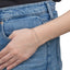 Pulsera ajustable circonias rosas 2mm