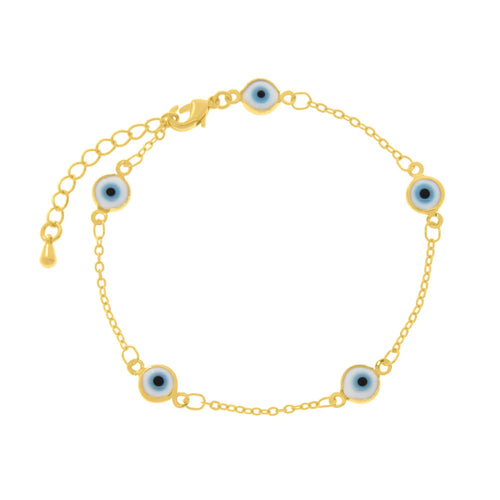 Pulsera ojo de dios 17cm extension 5cm