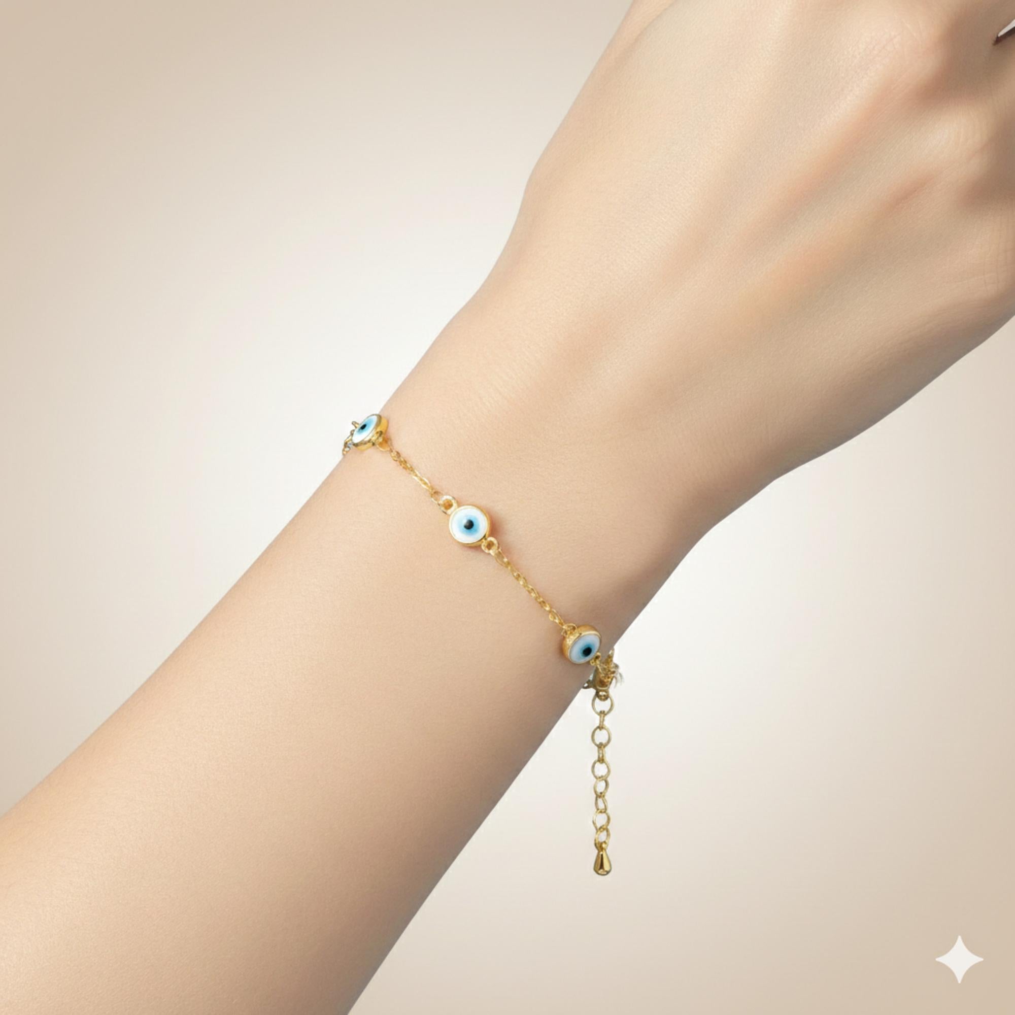 Pulsera ojito de dios 17cm