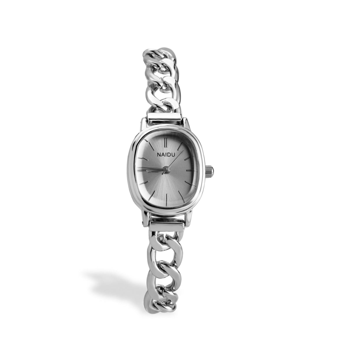 Reloj de extensible cadena caratula semi ovalada 21cm