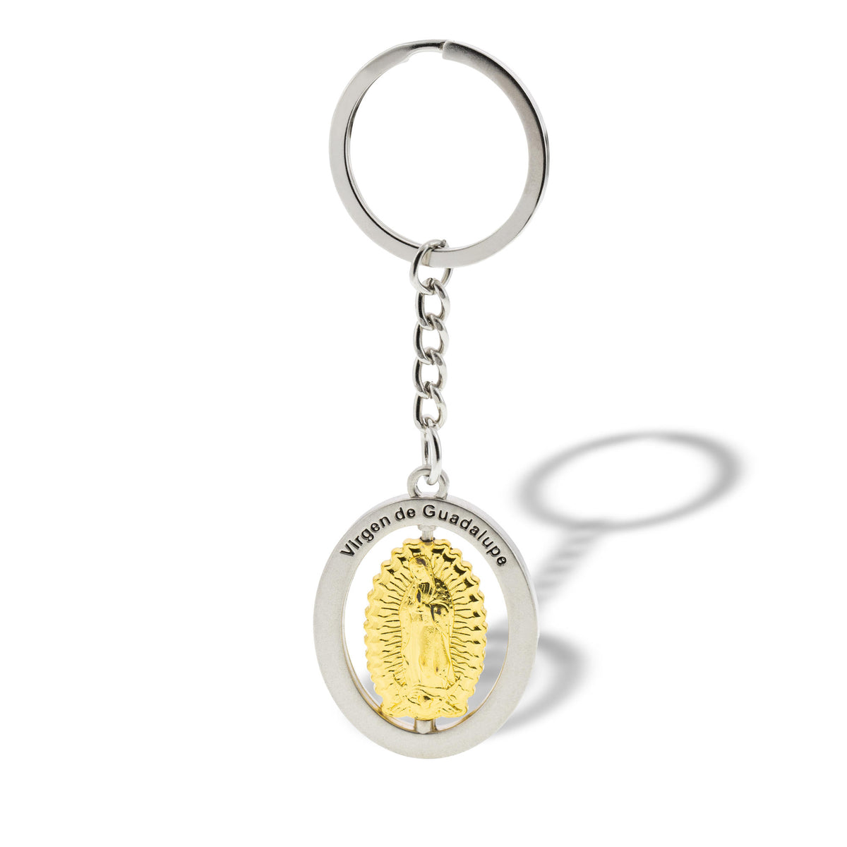 Llavero de la Virgen de Guadalupe 10cm