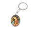 Llavero Virgen de Guadalupe y San Miguel Arcangel 40x30mm