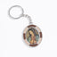 Llavero ovalado Virgen de Guadalupe y papa juan pablo ii 45mm