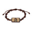 Pulsera de hilo ajustable madera virgen de guadalupe 19mm