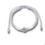 Pulsera de hilo ajustable con piedra natural y san miguel arcangel 4mm