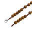 Rosario de hilo con cuentas y Cruz de madera 60cm