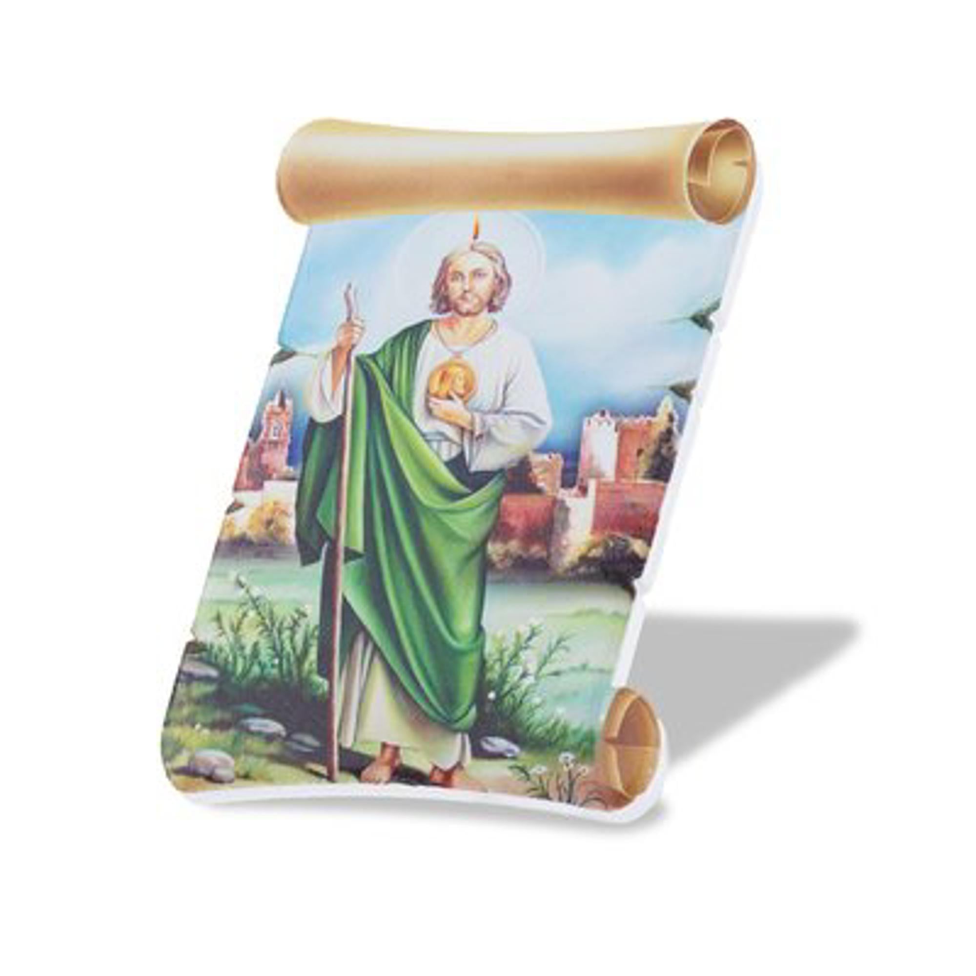Iman de pergamino de San Judas Tadeo 8cm