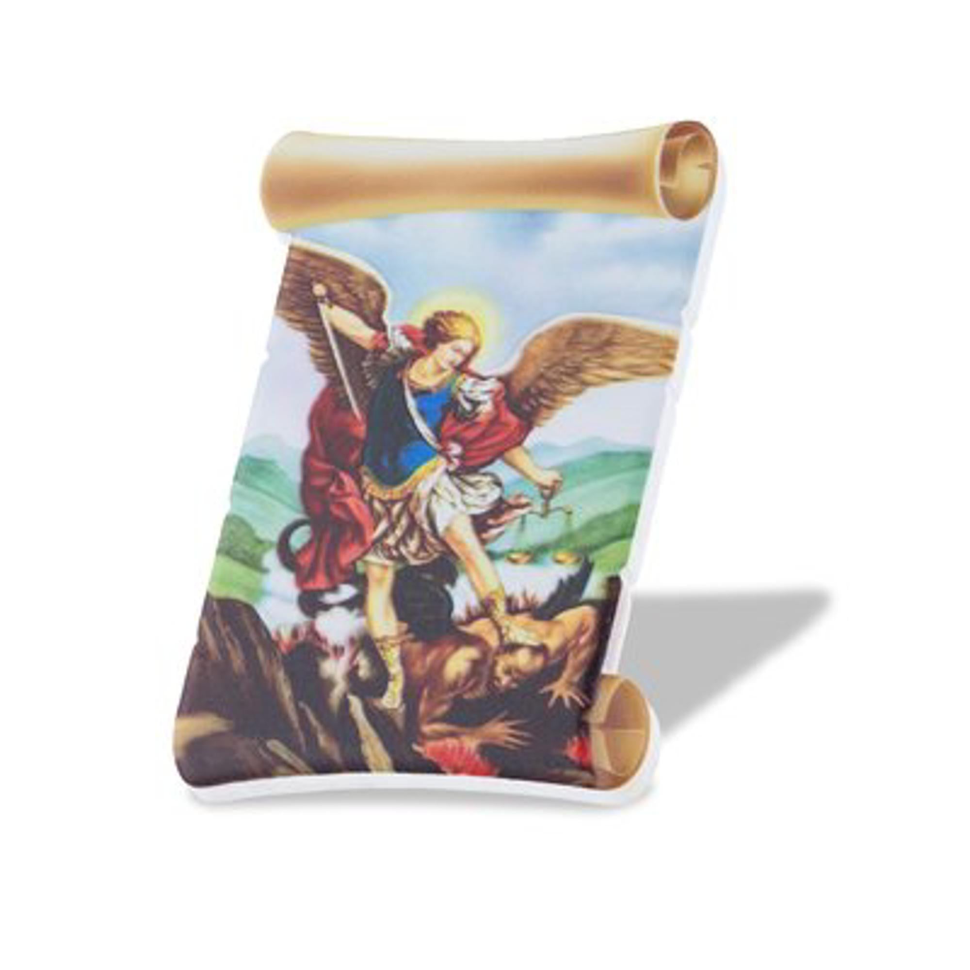 Iman de pergamino de San Miguel Arcangel 8cm